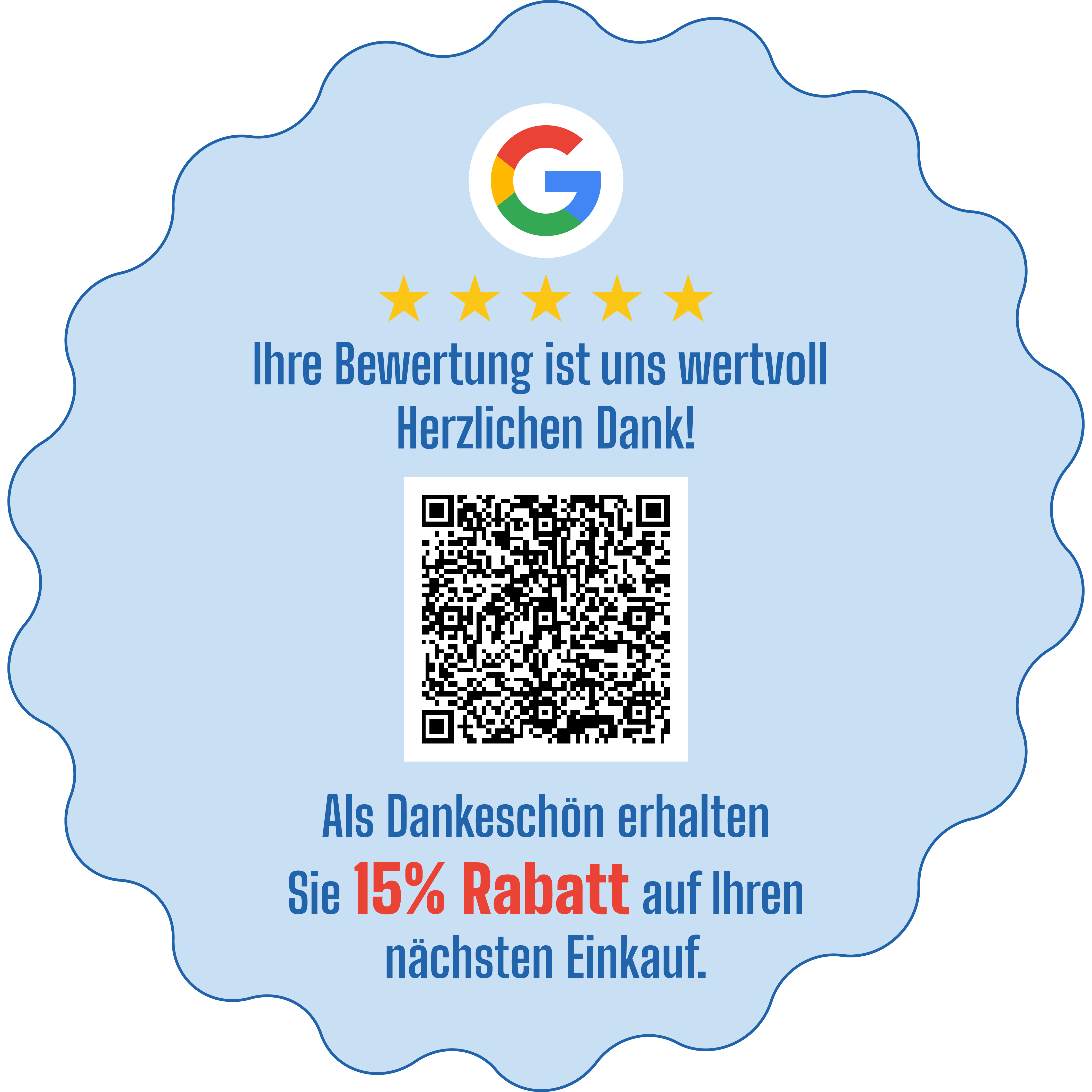 Google review QR code